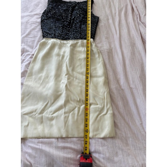 1950s Vintage Black Sequin Wiggle Dress Dress small - Picture 6 of 6